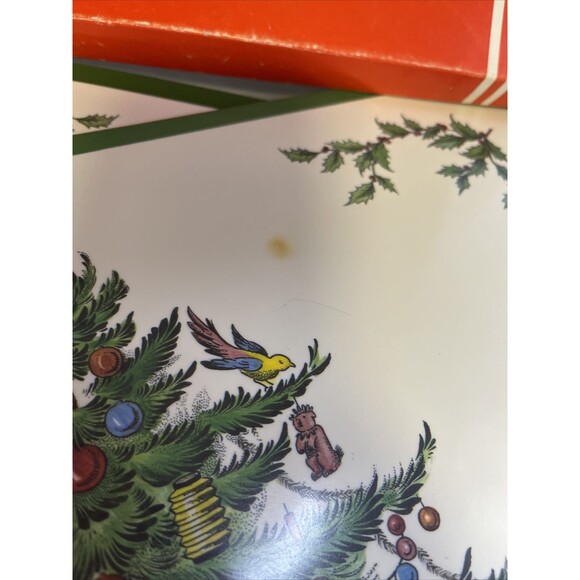 8 Spode Christmas Tree Hard Cork 15 3/4” X 11 3/4” Placemats Pimpernel - Picture 6 of 6